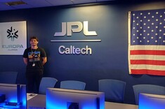Michał Kołodyński, student lotnictwa i kosmonautyki na stażu w NASA JPL w Kalifornii,
