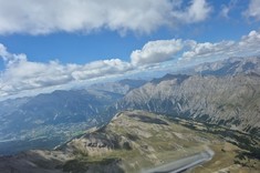 Loty szybowcem nad Alpami,