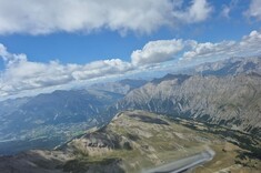 Loty szybowcem nad Alpami,